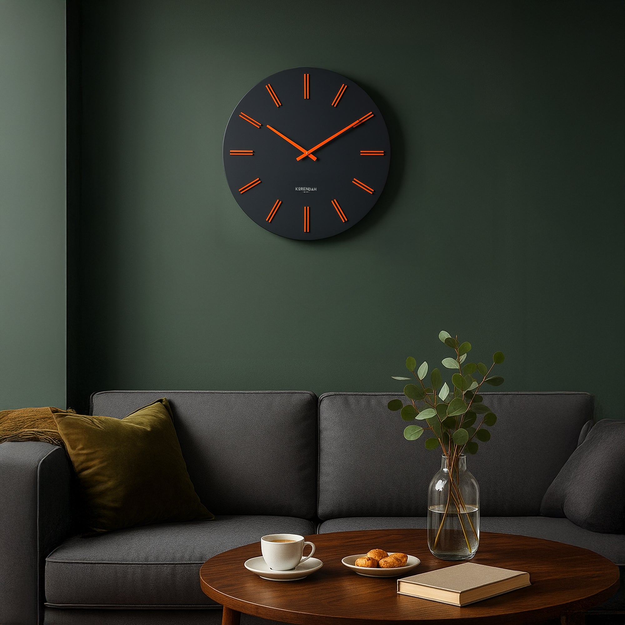 Korendah – Anthracite Orange Edition - Antrasit - Turuncu Saat - 001