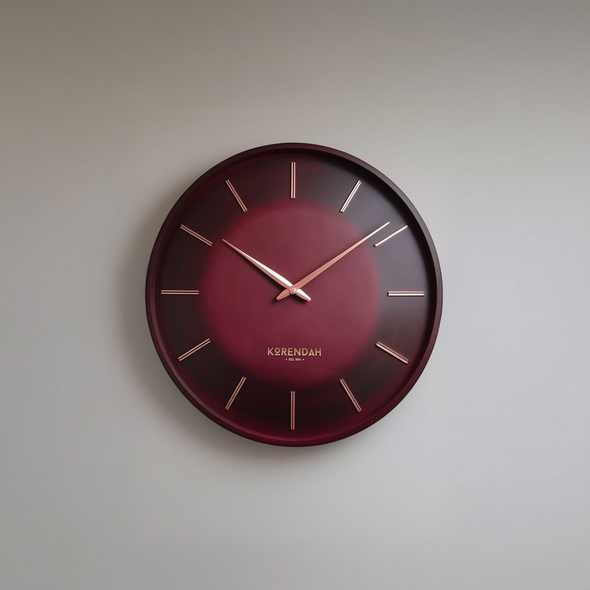 Korendah – Bordeaux Deep Aura Edition Bordo Saat - 003