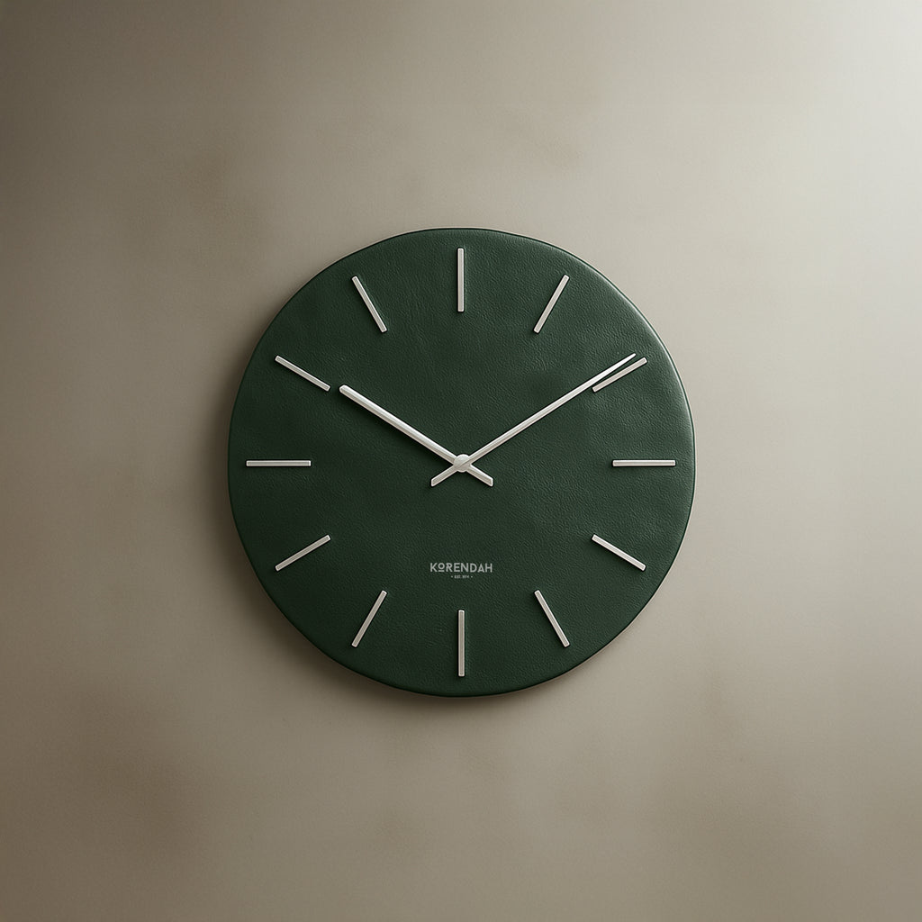 Khaki Leather Silver Edition - Haki Saat - 0115