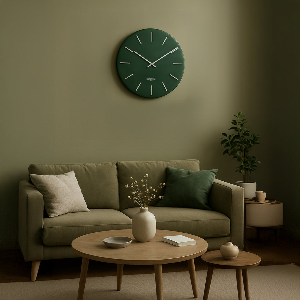 Khaki Leather Silver Edition - Haki Saat - 0115