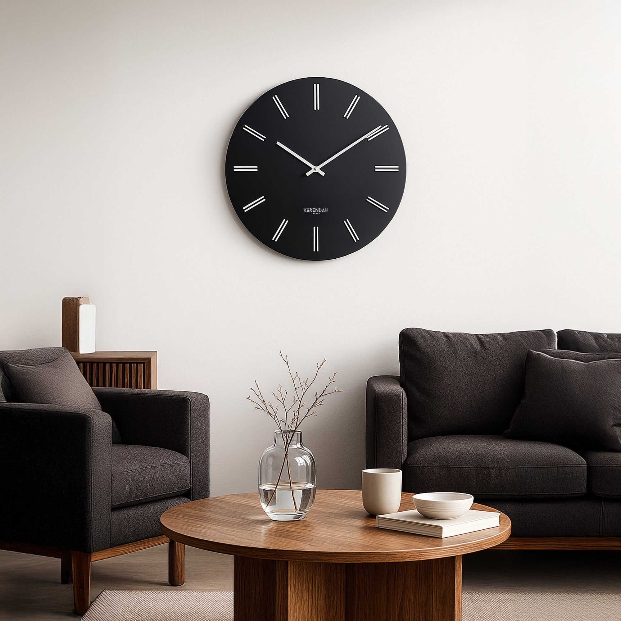 Korendah – Anthracite White Edition - Antrasit - Beyaz Saat - 003