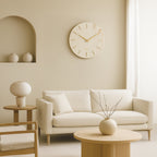 Ivory Leather Gold Edition - Krem Deri Dokulu Saat - 0121