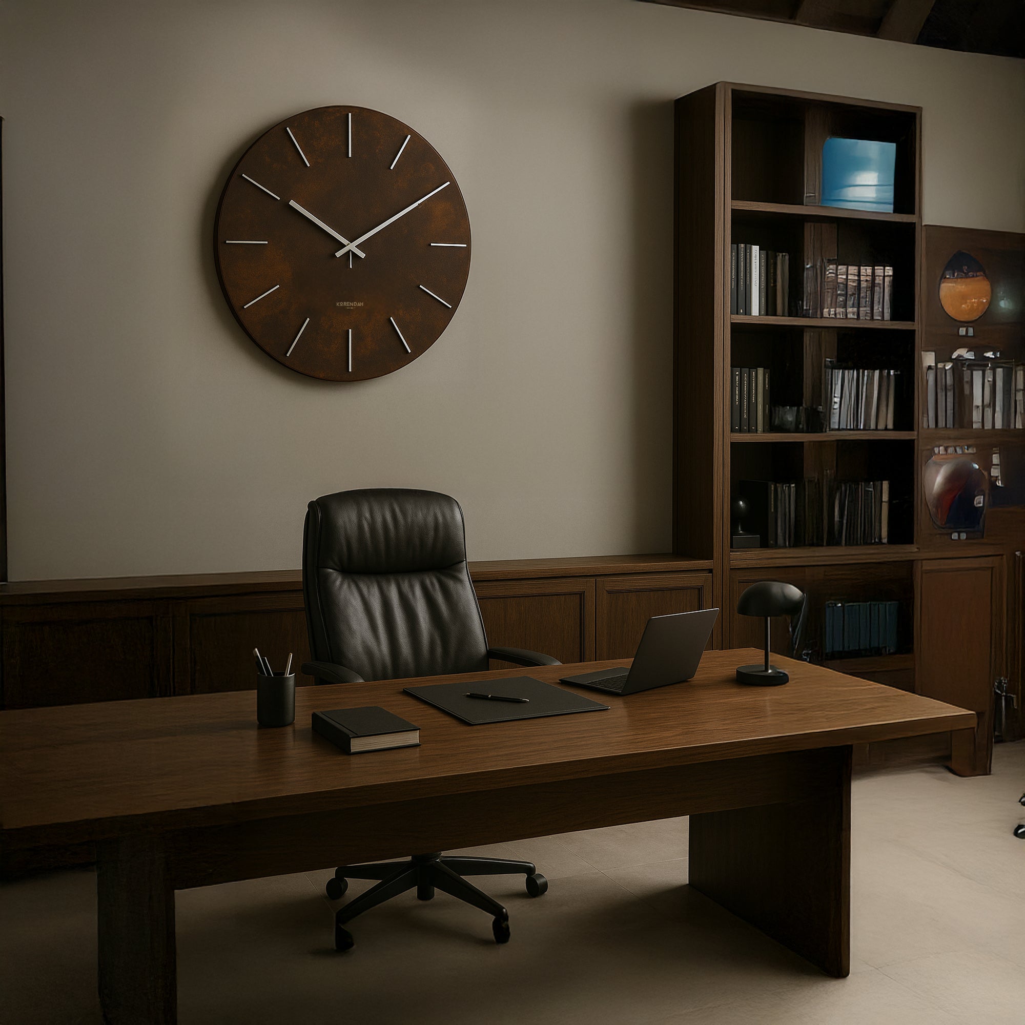 Industrial Rust Gold Edition - Paslı Efekt Saat - 0117