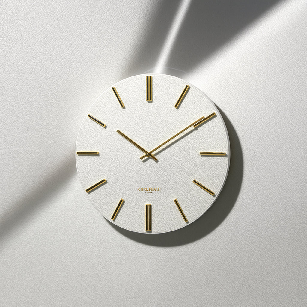 White Radiance Gold Edition - Beyaz Deri Saat - 0119