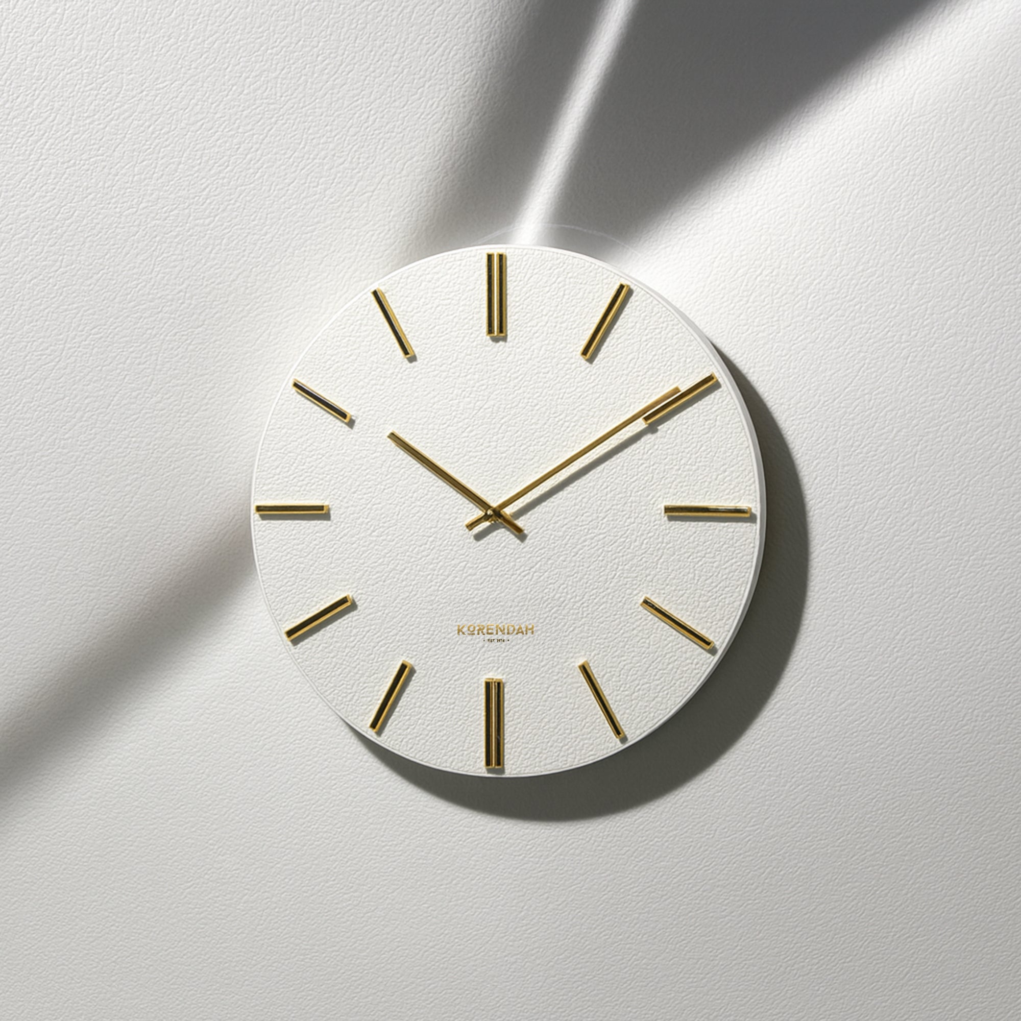 White Radiance Gold Edition - Beyaz Deri Saat - 0119